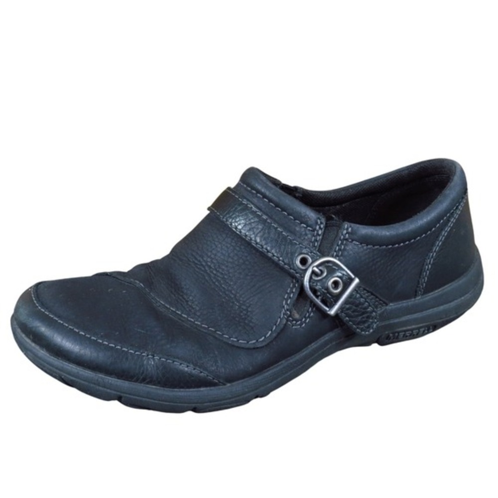Merrell Dassie Buckle Womens Size 8 Black Leather Mary Jane‎ Casual Comfort